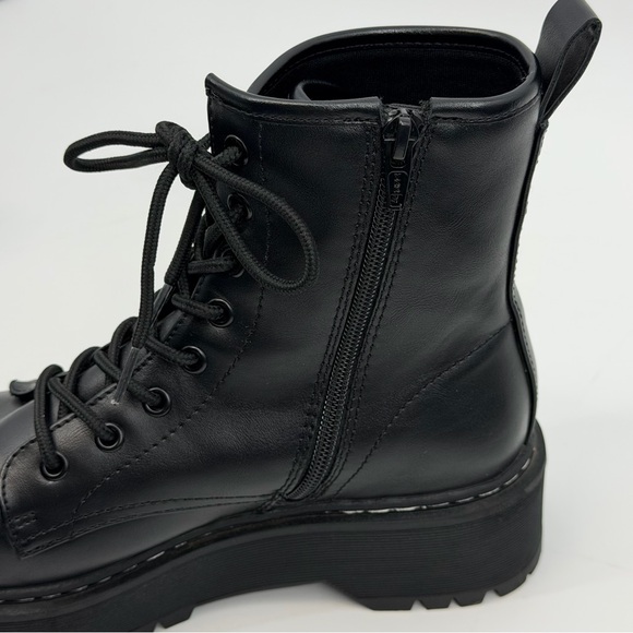 Universal Thread Target Black Combat Boots Lug Sole Lace Up Zip Ankle Size 8 - Picture 6 of 15